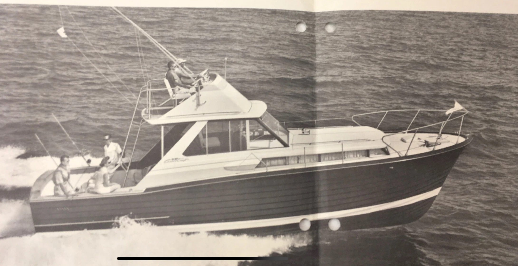 1960 Chris-Craft Sea Skiffs and Cavaliers fleet, period photo